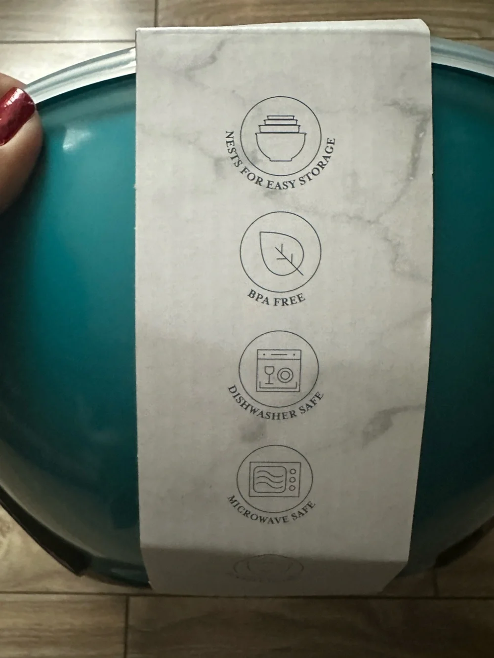 Core 12-Piece Mixing Bowls with Lids - Teal